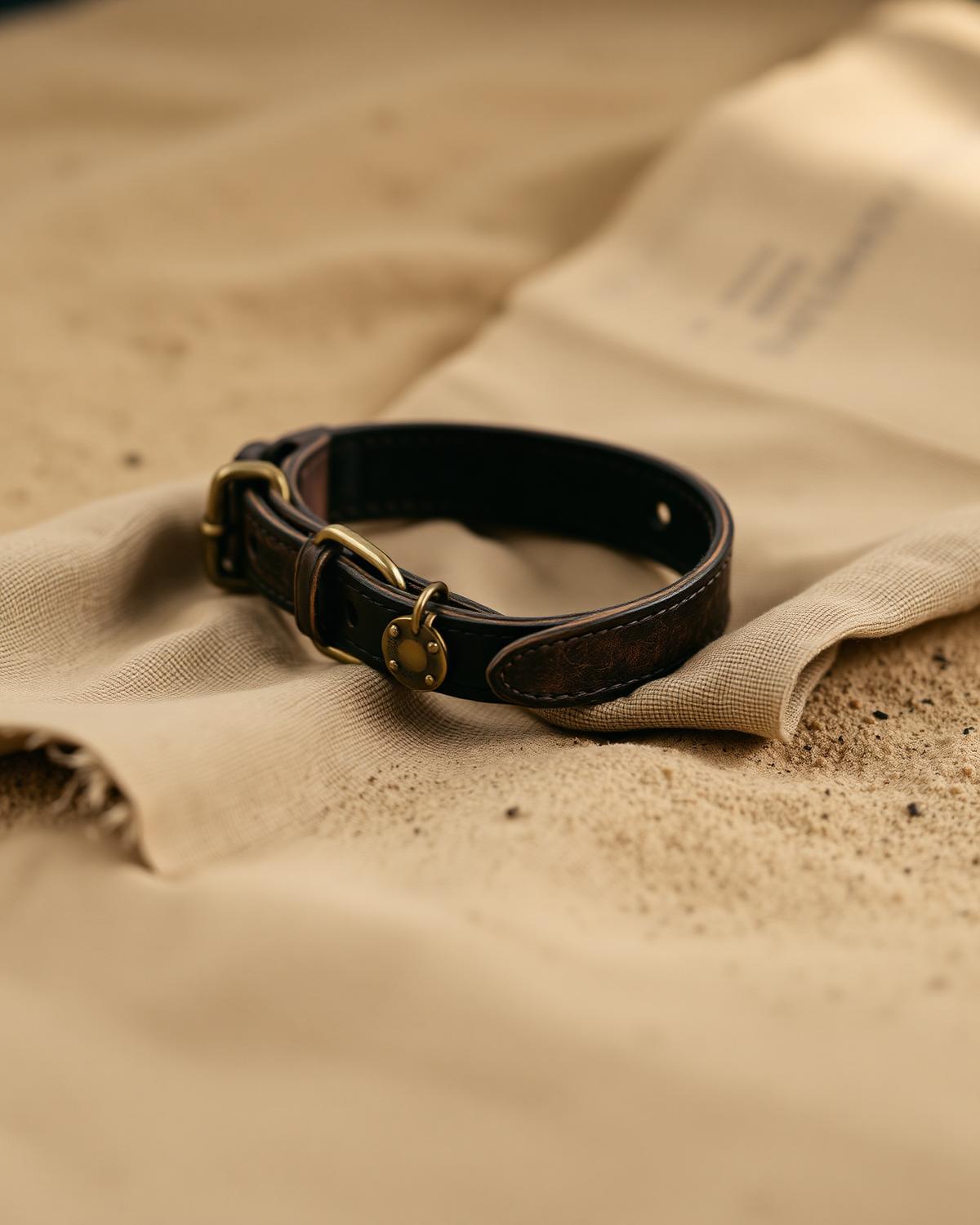 Slitet halsband på linne